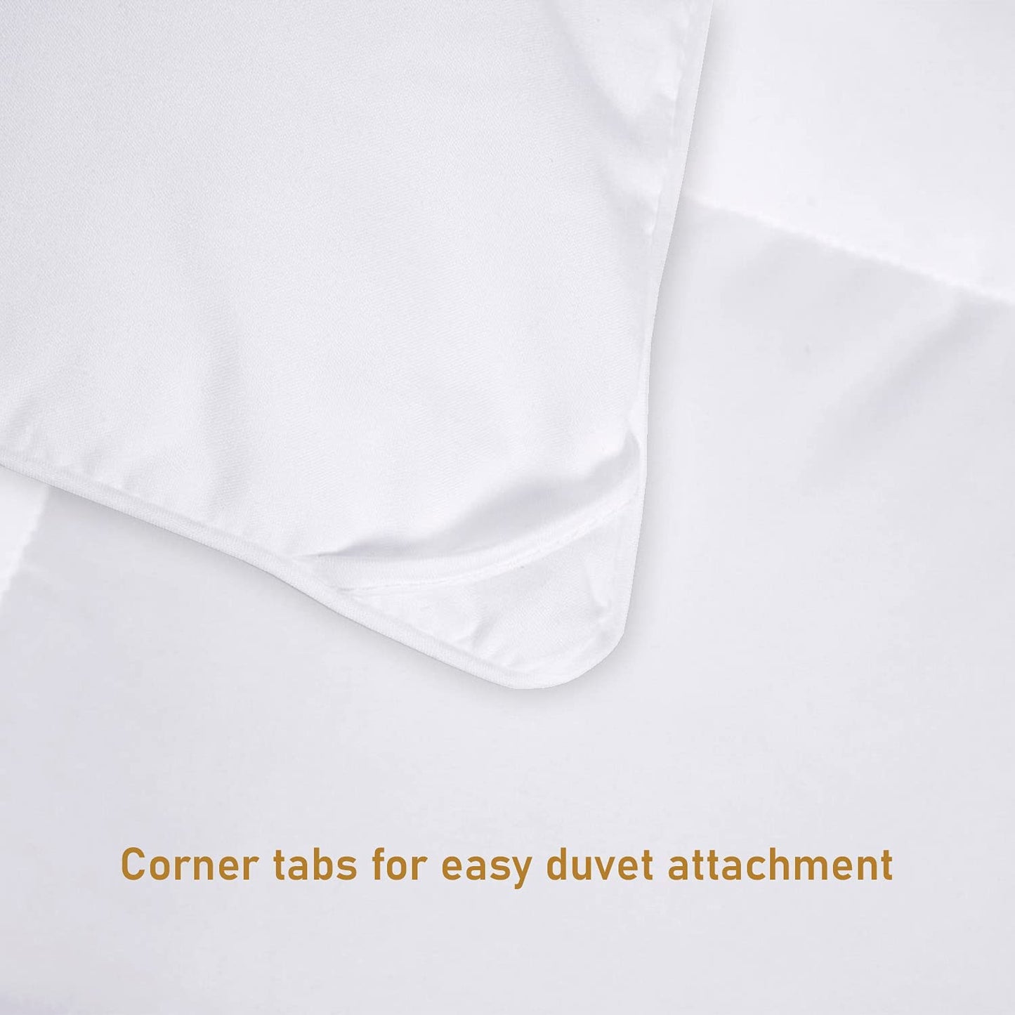 Peter Khanun White Duvet 300g/m2 Soft Microfiber Quilt 4 Seasons Winter Comforter Blanket Plush Microfiber Fill Machine Washable
