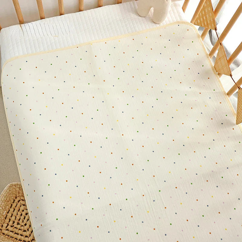 Cotton Baby Diaper Changing Mat Washable Large Size Diaper Changing Pad Covers Waterproof Children's Bed Sheet Bedding Items