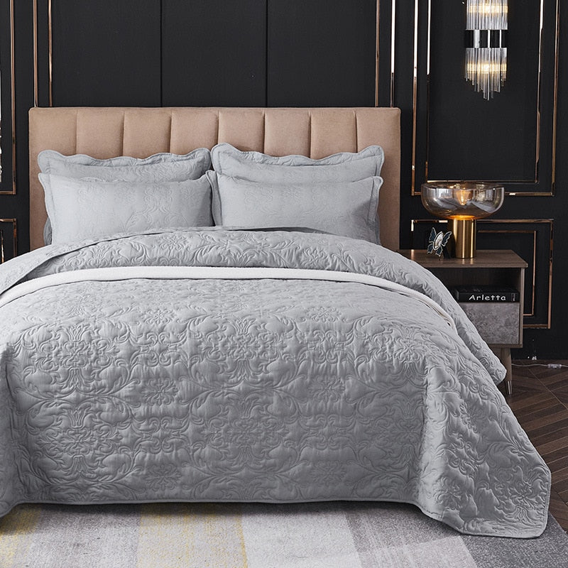 Bedspread on Bed Quilt Set Queen Size 3PCS/1PC Quilted Blanket on Bed 220x240cm Bed Cover Coverlet for All Season