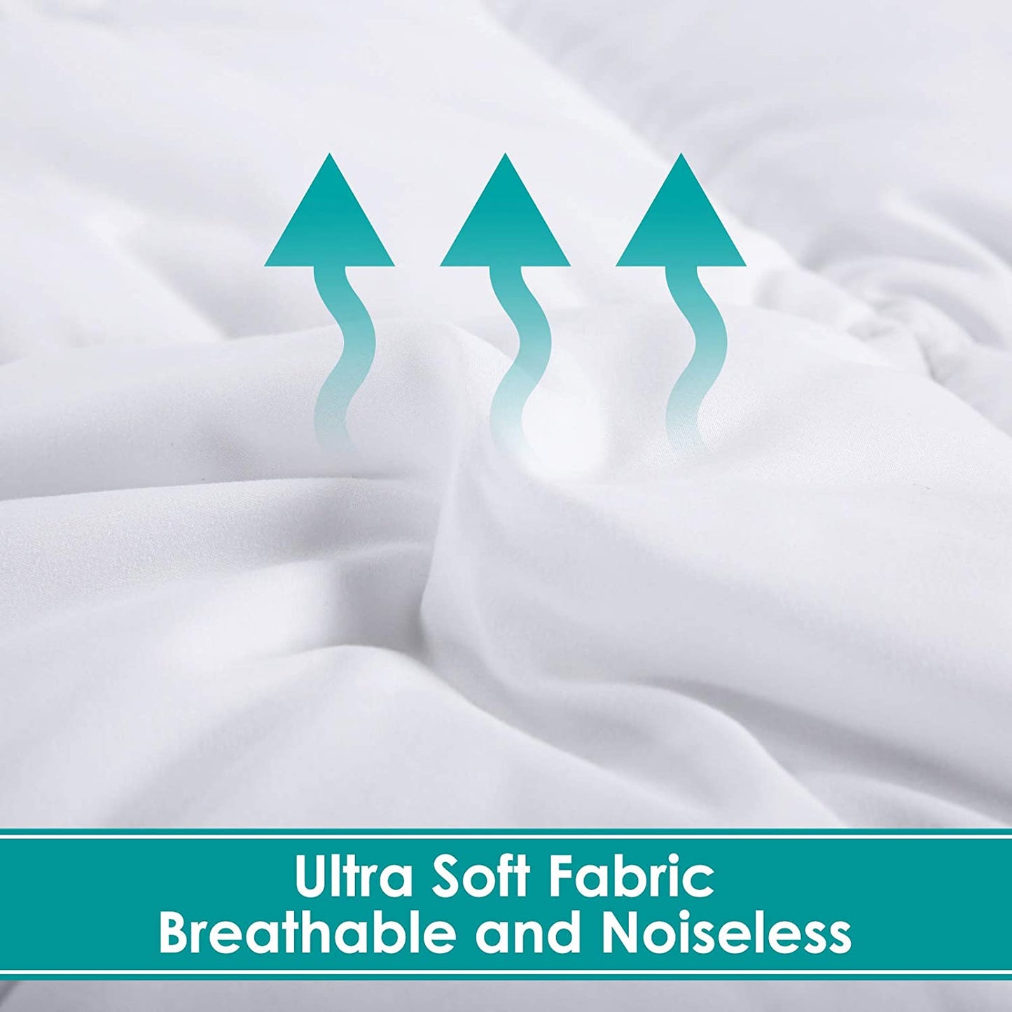 Peter Khanun White Duvet 300g/m2 Soft Microfiber Quilt 4 Seasons Winter Comforter Blanket Plush Microfiber Fill Machine Washable