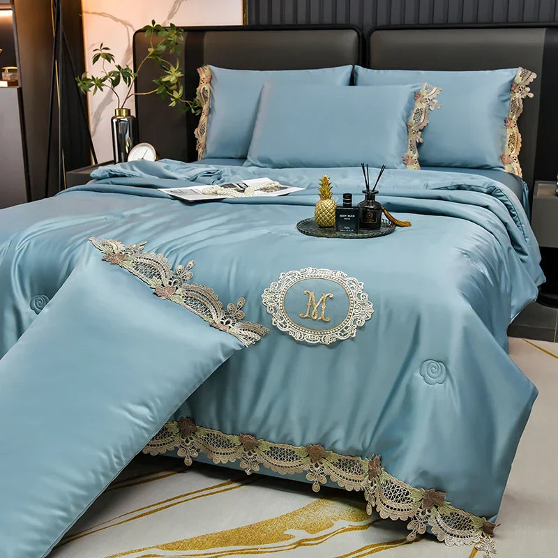 Queen Quilt Bedding Set - Lightweight Summer Quilt Full/Queen Bedspreads Queen Size- Bedding Coverlets for All Seasons
