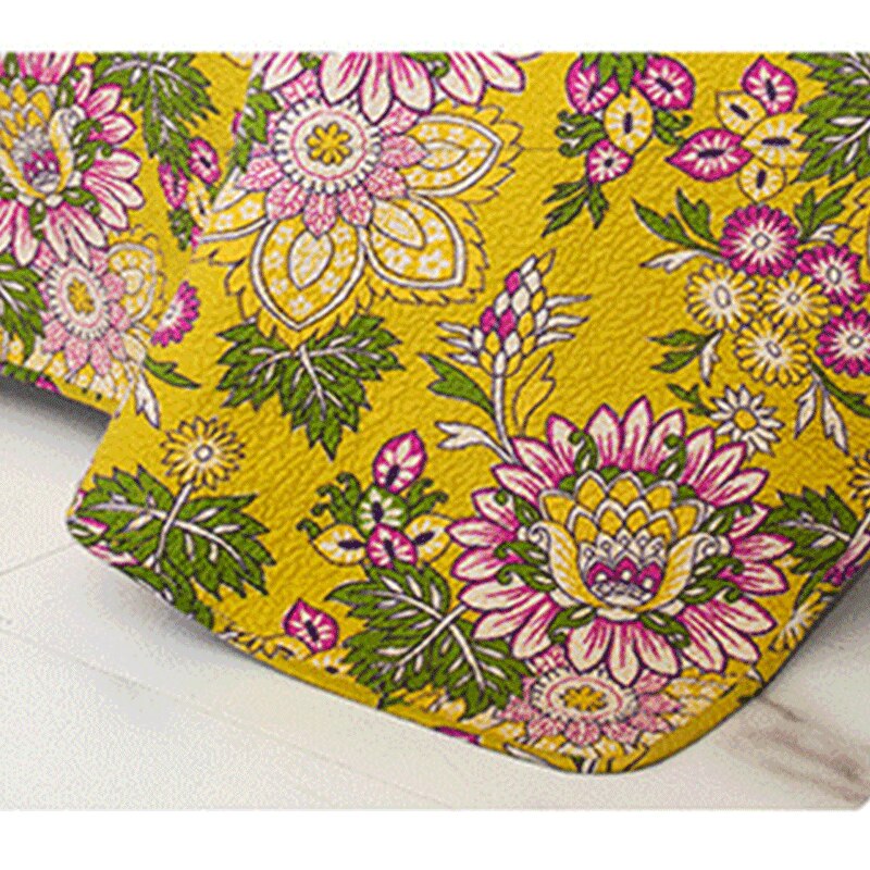 Single Double Bed Cotton Botanical Flower 3pcs Printed Quilted Quilt Pillowcase Free Shipping lençol de cama casal أسرّة