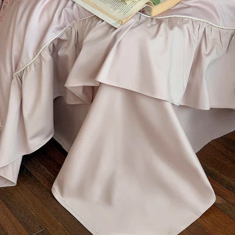 Floral Print Egyptian Cotton Bedding Sets Bed Linens Queen King Ru Size Underwear