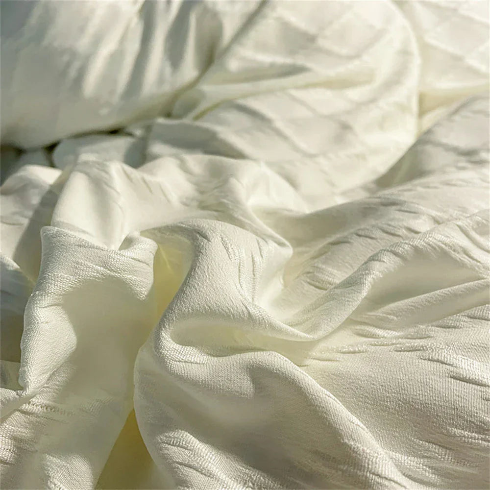 Bedding Set Fashion Skin Friendly Fabric Home Hotel King Size Single Double Bed Set Duvet Cover Quilt Cover Pillowcase Bed Linen