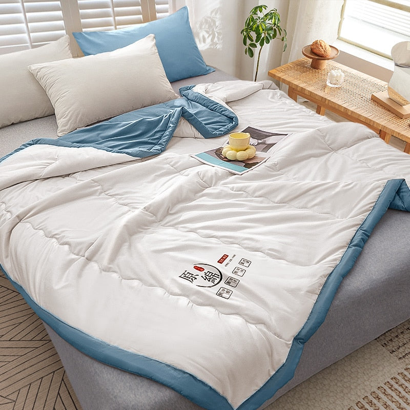 Cotton Blanket Comforter Duvet/Quilt/Comforter Summer Luxury Blanket ice silk cool thin quilt 150 single bed quilt