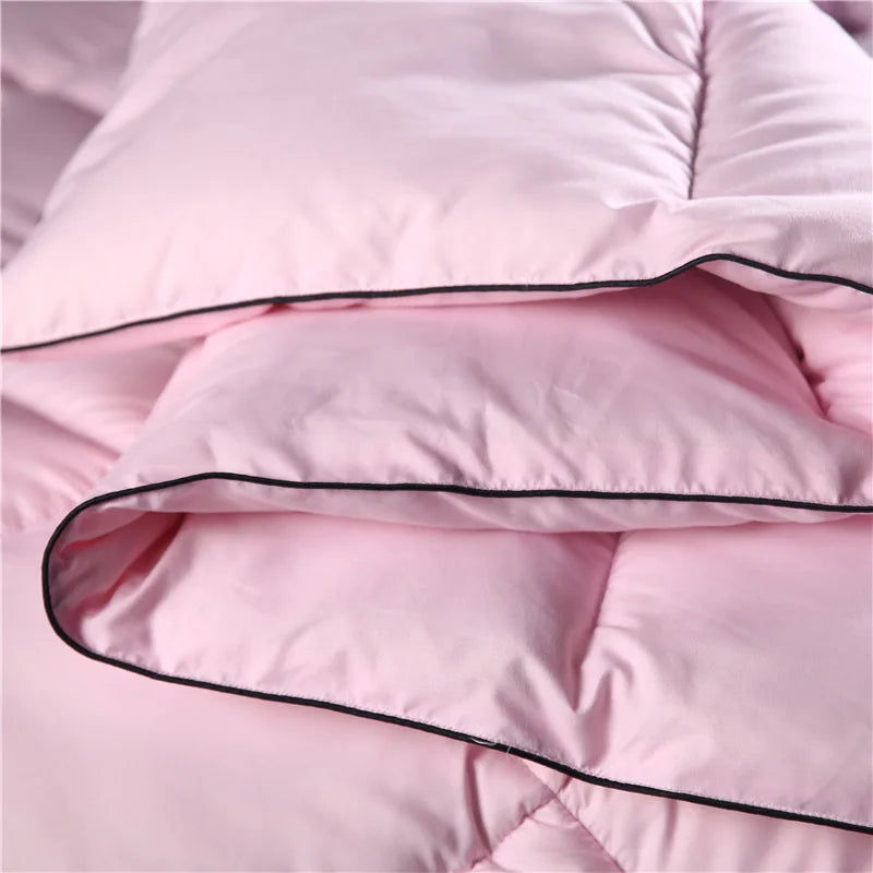 Solid Down Quilt Thickened Soft and Warm Silk Cotton Quilt for Single and Double Use Autumn and Winter Quilt Core Gift Quilt