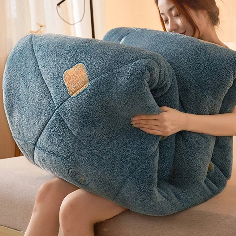 New Silk Cotton Quilt Winter Quilt and Cotton Quilt Are Thickened To Keep Warm Winter Single and Double Duvet with Plush Core
