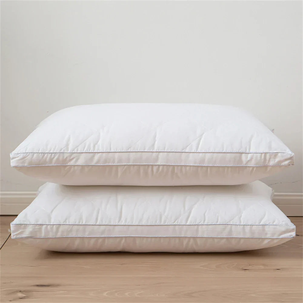 100% Cotton Pillow To Help Sleep Five-Star Hotel Cervical Pillows for Bedroom Home Decor Soft Comfortable Neck Pillow Bedding