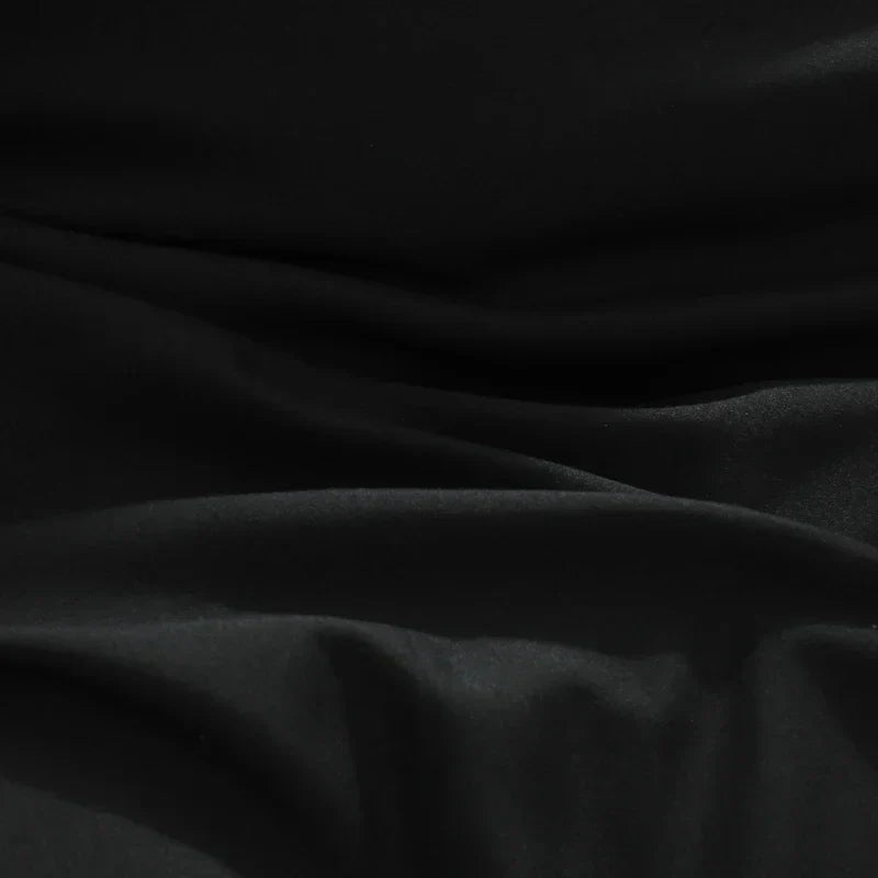 Black Color Bedding Set For Adults Simple Style Double Bed Sheet Sets Single/Queen/king Bed Cover Full Set Plain Bedding