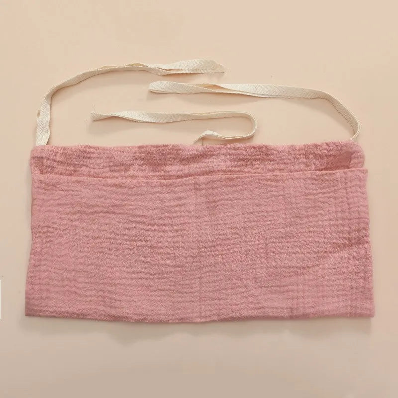 39x20cm 1PCS Large Baby Crib Storage Bag Cotton Multifunctional Newborn Bed Headboard Organizer For Kids Baby Bedding Diaper Bag