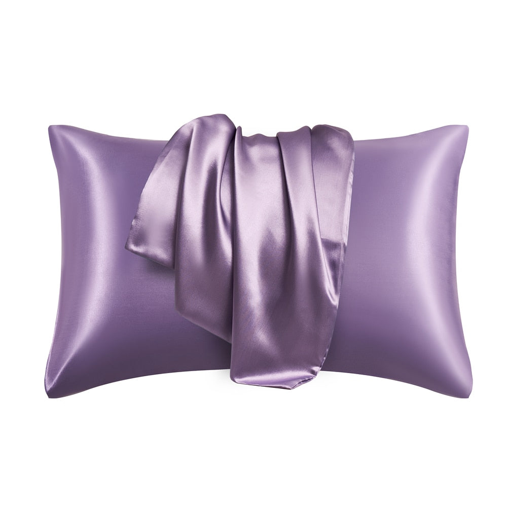 100% Natural Mulberry Silk Pillowcase White Black Grey Khaki Blue Pink Sliver Bed Pillow Covers Luxury Cases Home Bedding Decor