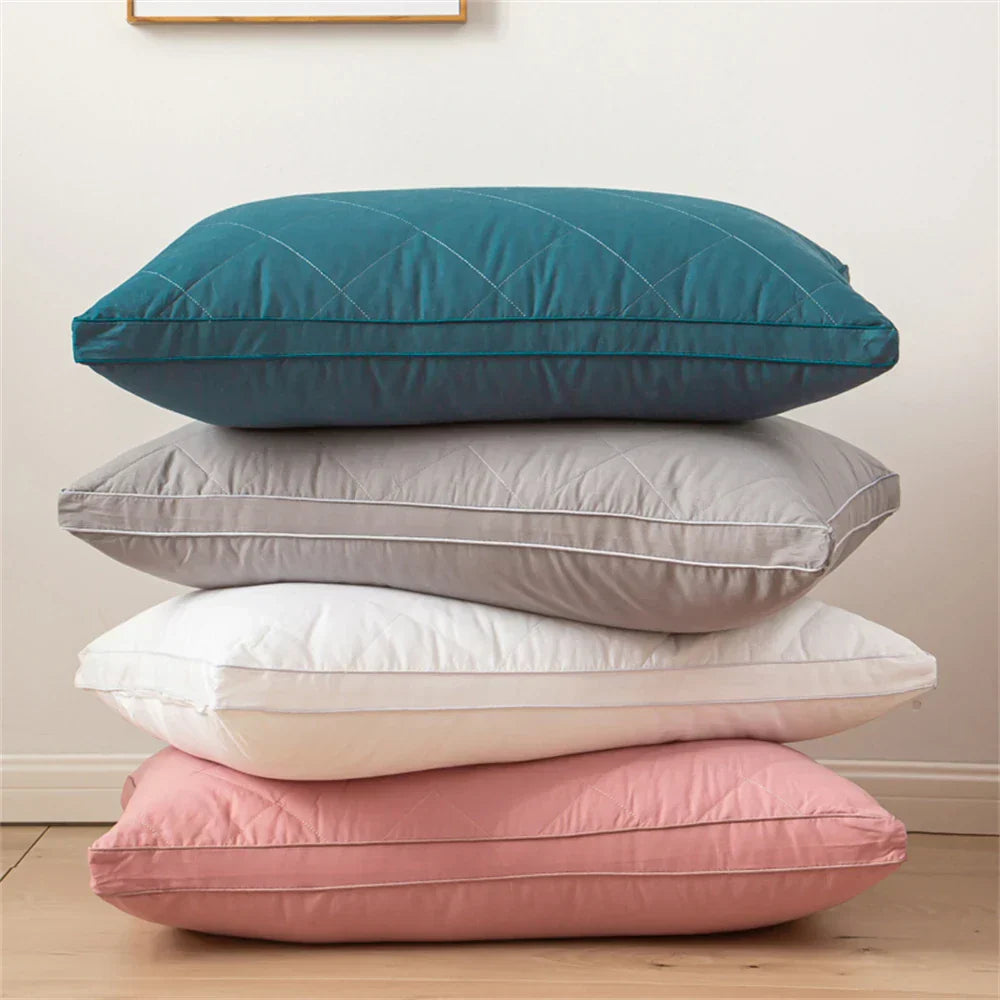 100% Cotton Pillow To Help Sleep Five-Star Hotel Cervical Pillows for Bedroom Home Decor Soft Comfortable Neck Pillow Bedding