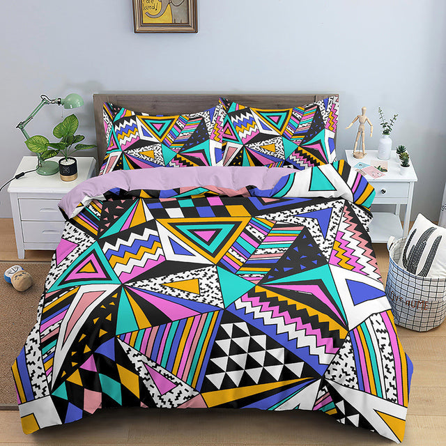 3D Printing Bedding Set Luxury Duvet Cover With Pillowcase Quilt Cover Queen King Bedding Starry Sky Pattern Comforter Cover